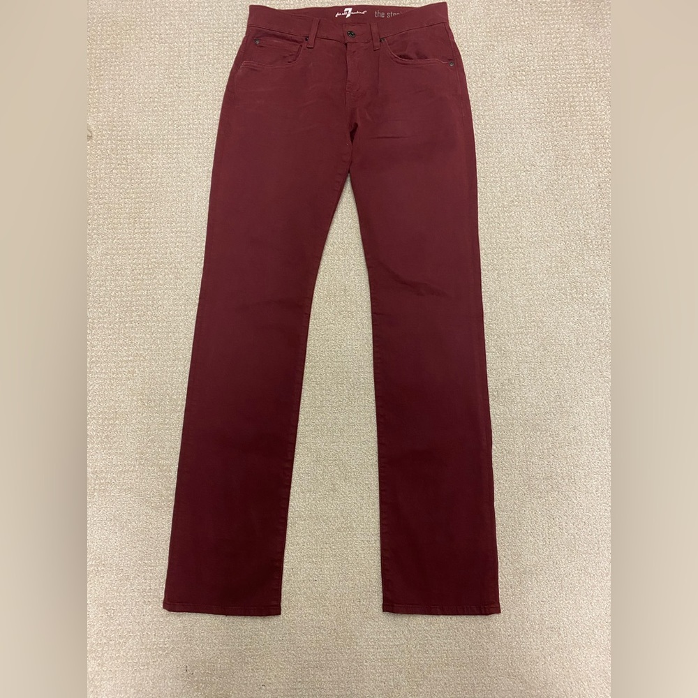 7 for all man kind straight cut jeans. Size 29